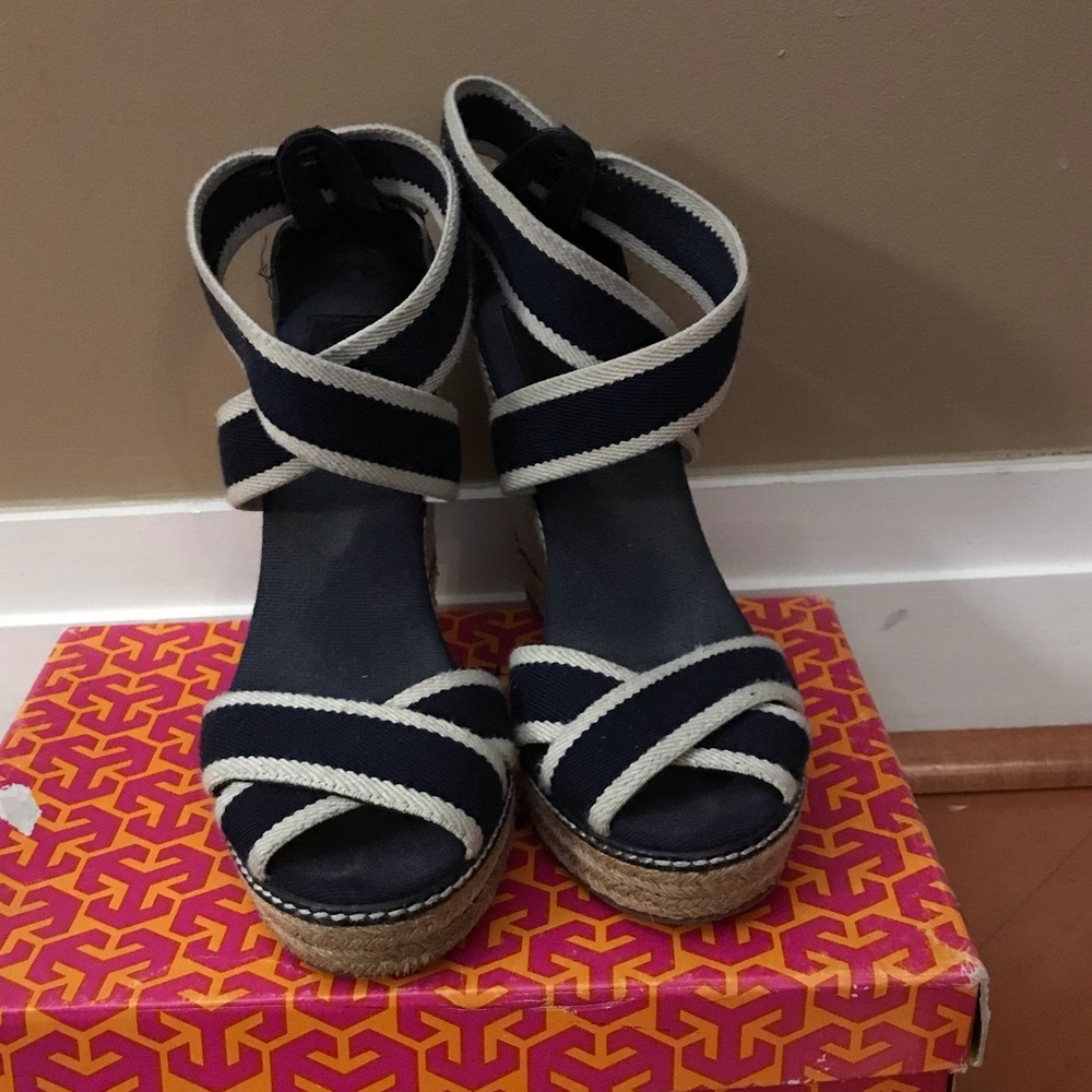 Tory Burch contrast elastic